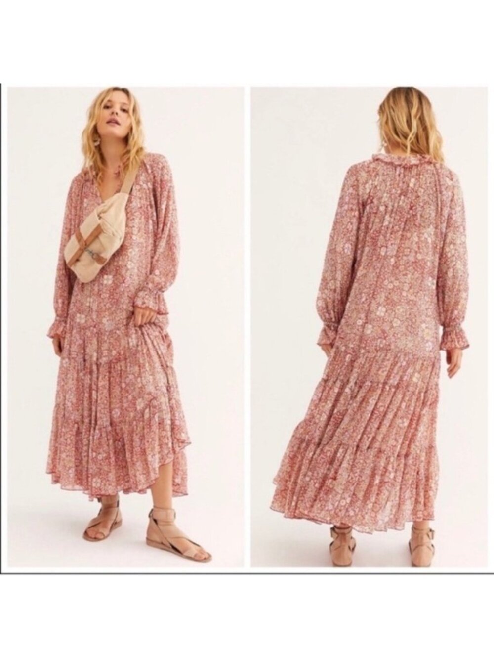Free People Feeling Groovy Floral Maxi Dress